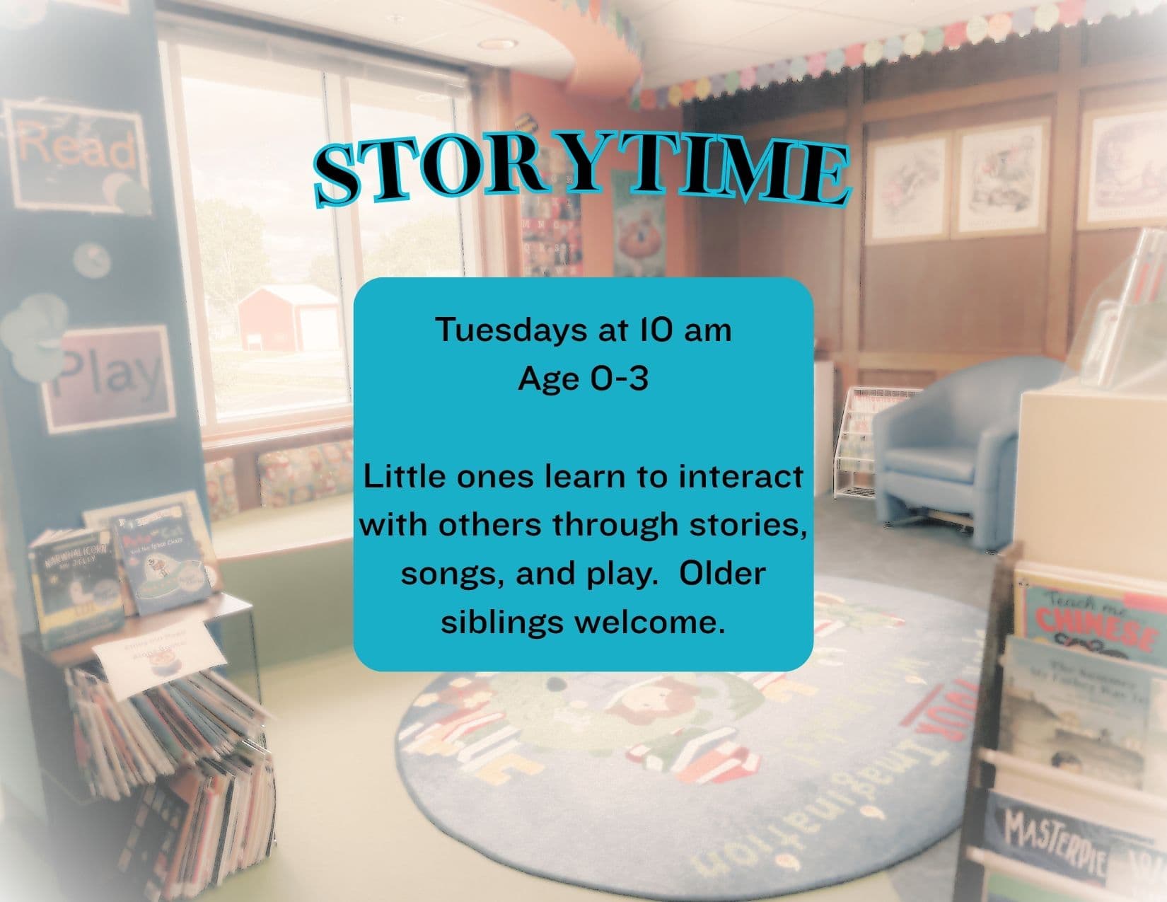 flyer for storytime 0-3