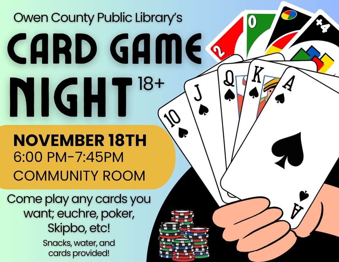 flyer for game night