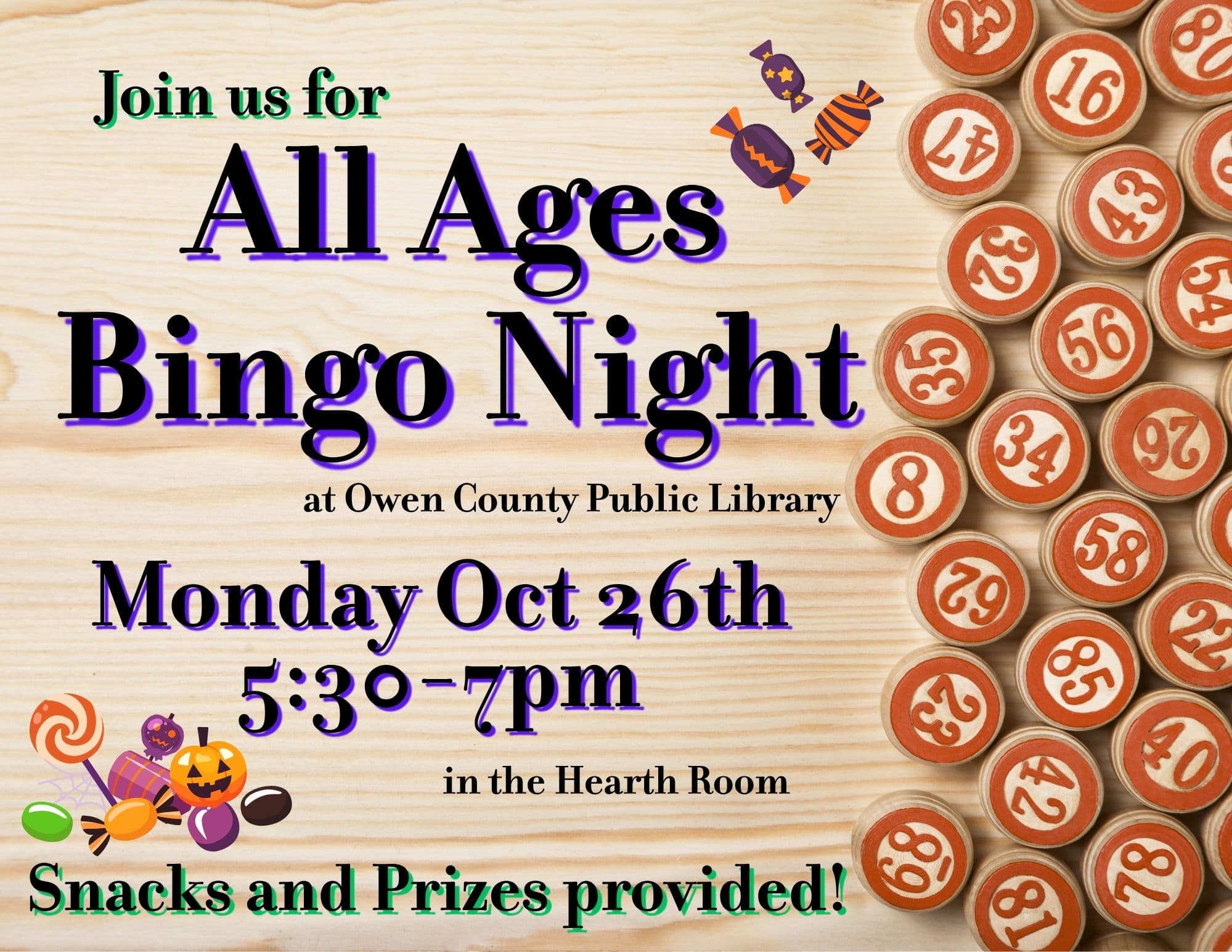 flyer with information about this event