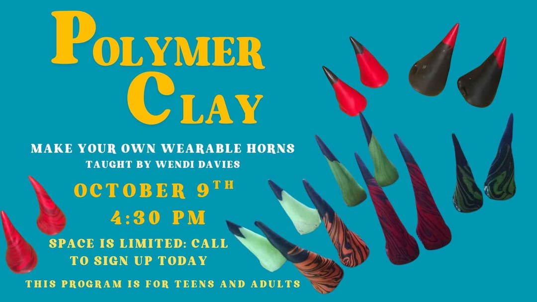 flyer for polymer clay