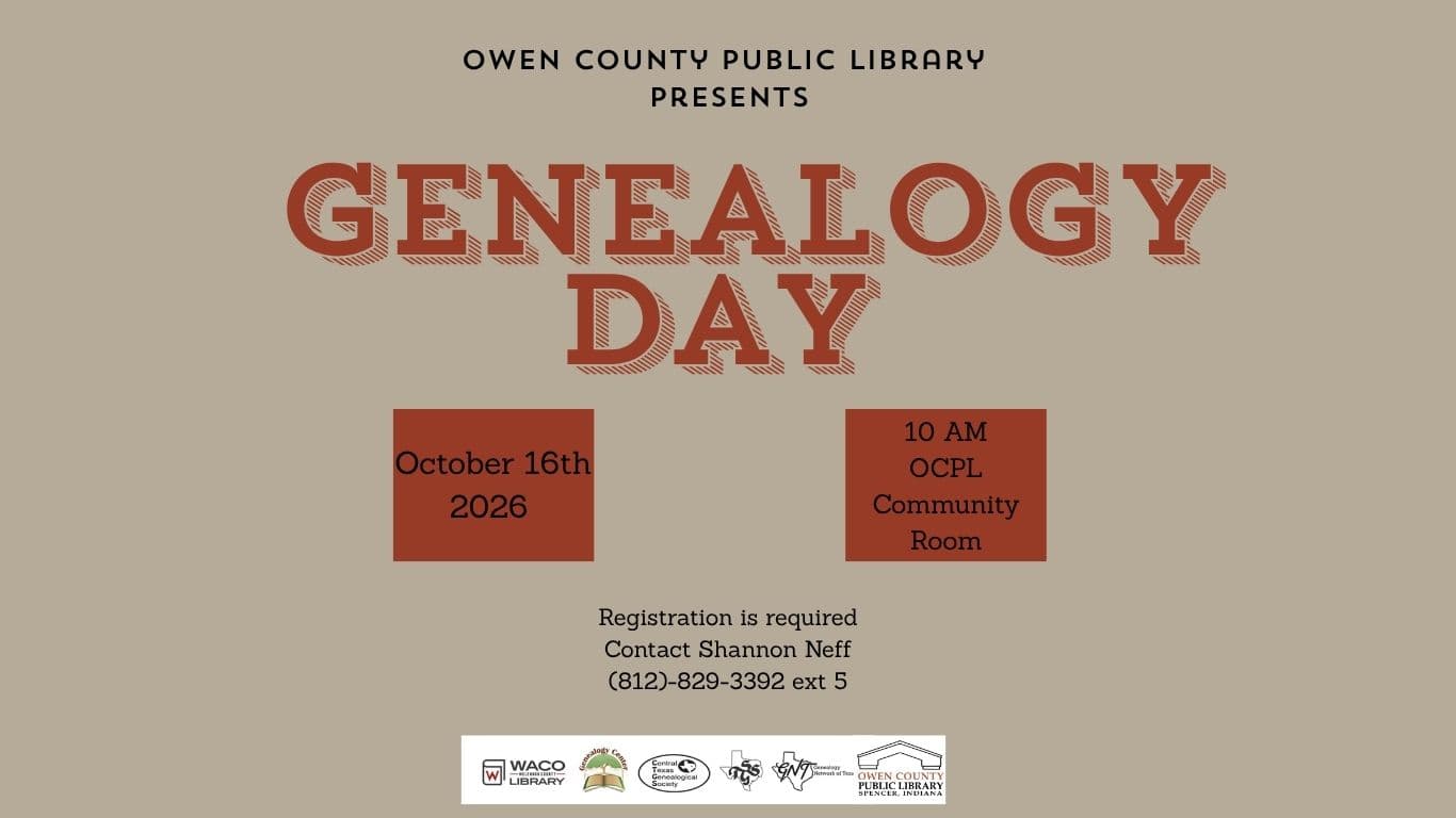 Genealogy Day Flier