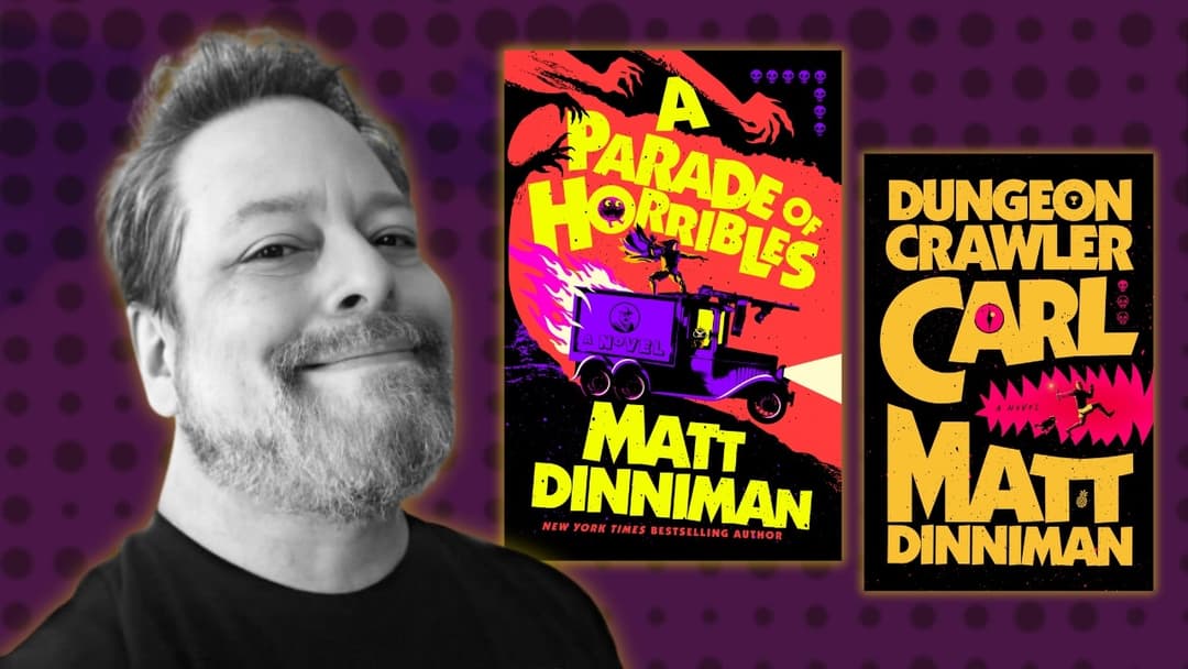 Flyer with Author Matt Dinniman. Author talk on June 11th at 7:00pm