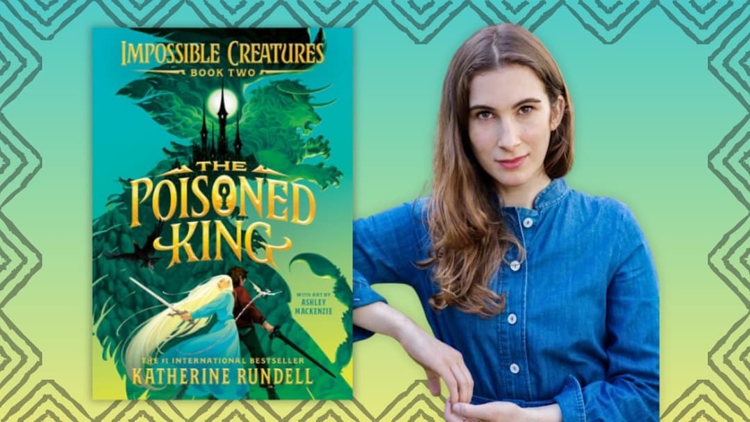 A flyer with author Katherine Rundell