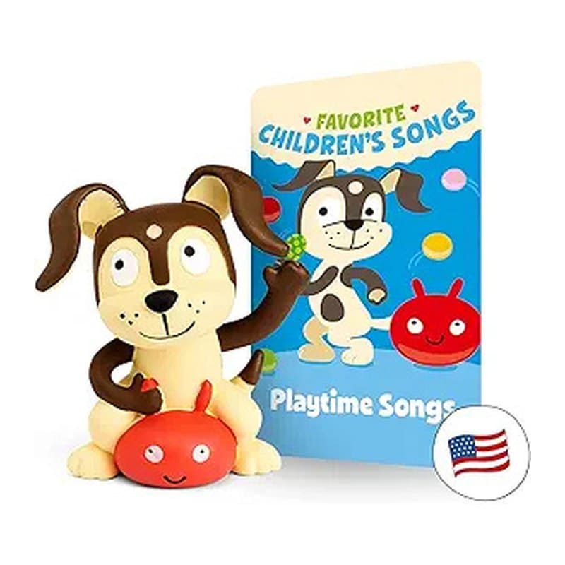 Puppy Tonie figure with its Playtime Songs card