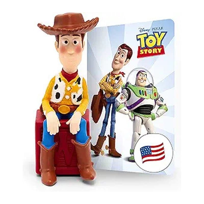 Woody Tonie figure with its Toy Story card